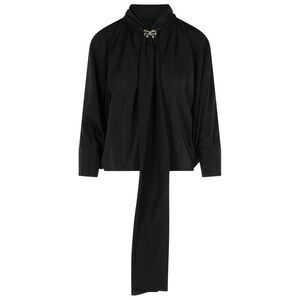 Max Mara 'Leonida' Black Silk Shirt Women